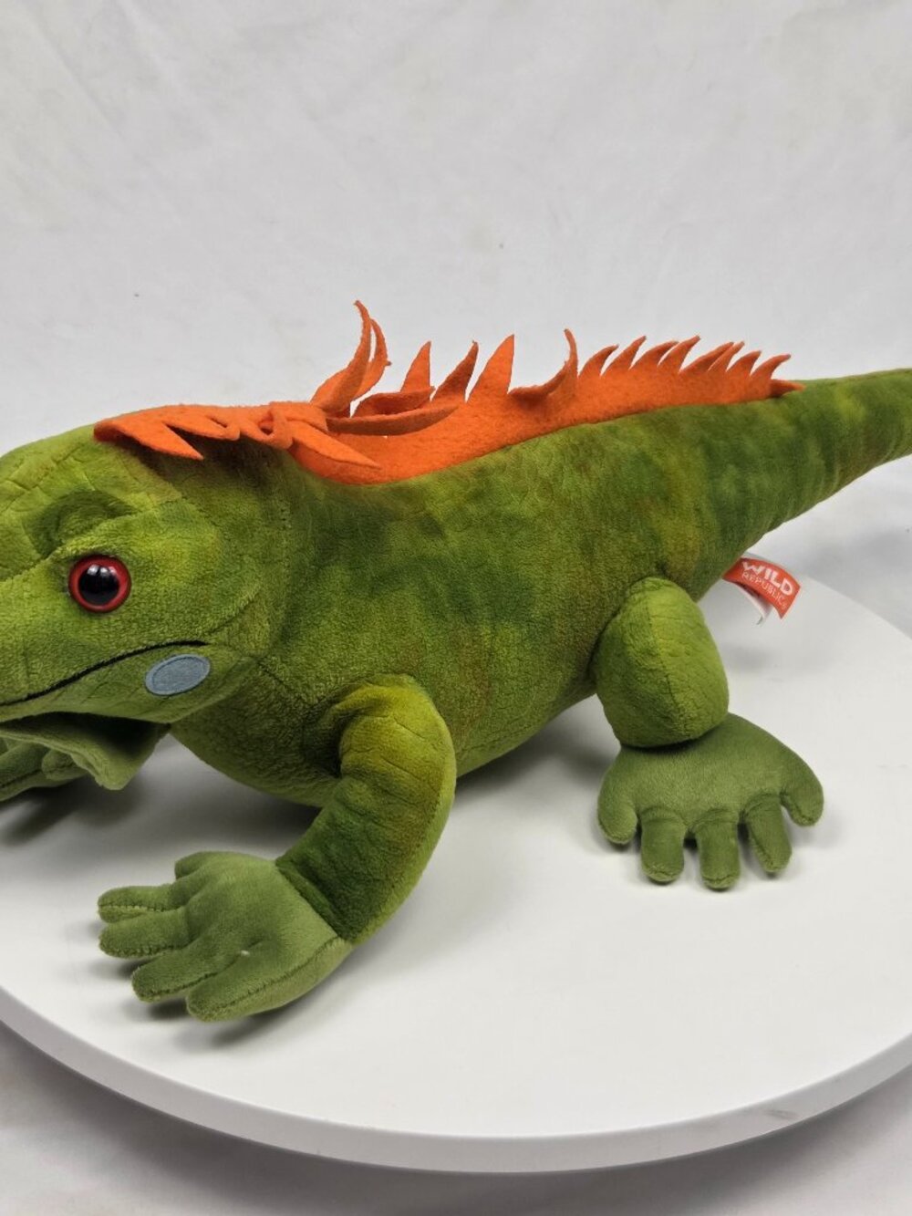 Wild Republic Green Iguana Plush Stuffed Animal Realistic Lizard Toy Large 22"